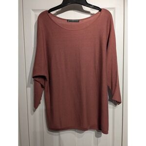 Peruvian Connection Womens Knit Top Pullover Sweater L‎ Long Sleeve Casual